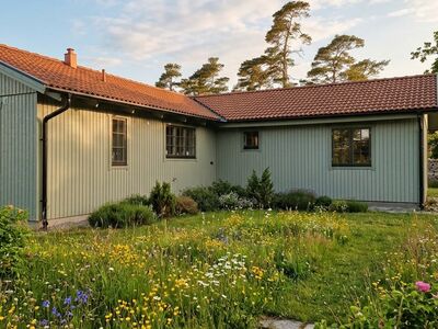 Grönt trähus